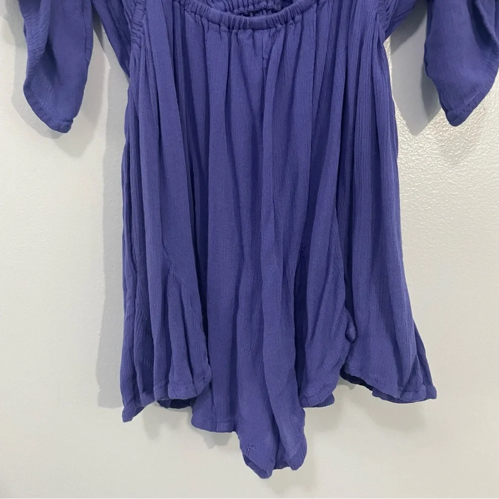 Free People Nerea Lavender Purple Romper Size XS